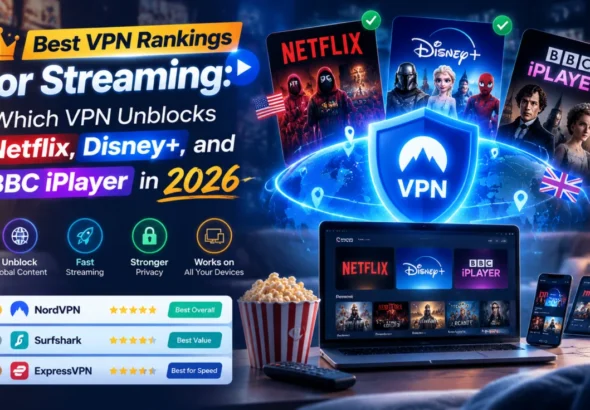 Best VPN Rankings for Streaming: Which VPN Unblocks Netflix, Disney+, and BBC iPlayer in 2026