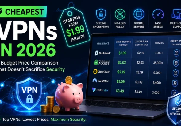 Cheapest VPNs in 2026: A Budget Price Comparison That Doesn't Sacrifice Security