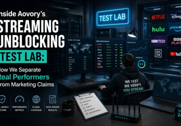 Inside Aovory's Streaming Unblocking Test Lab: How We Separate Real Performers From Marketing Claims